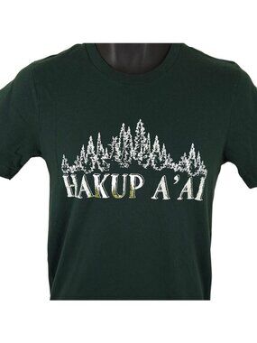 Hakup A Ai T Shirt Mens Size Small Green San Manuel Serrano Native American